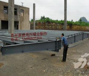 加油站工字钢棚